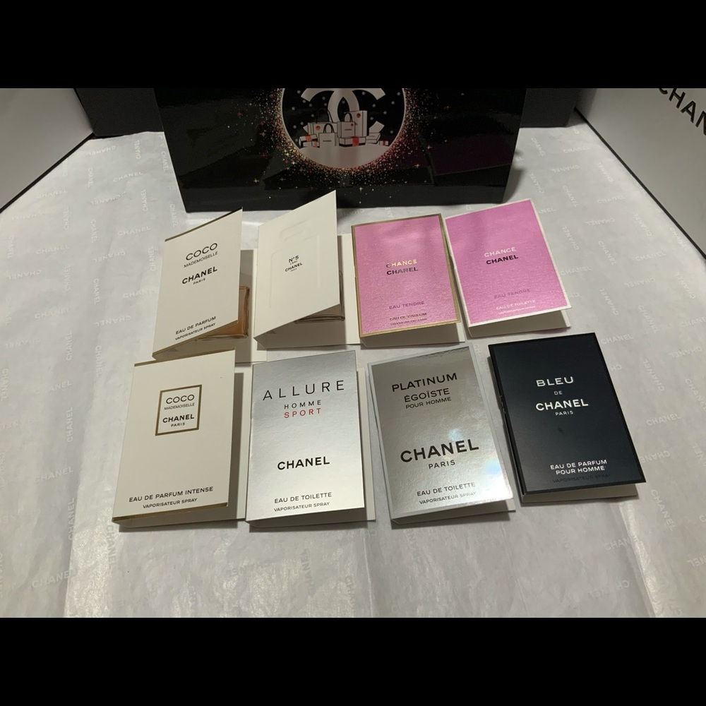 Chanel Perfume samples X 8